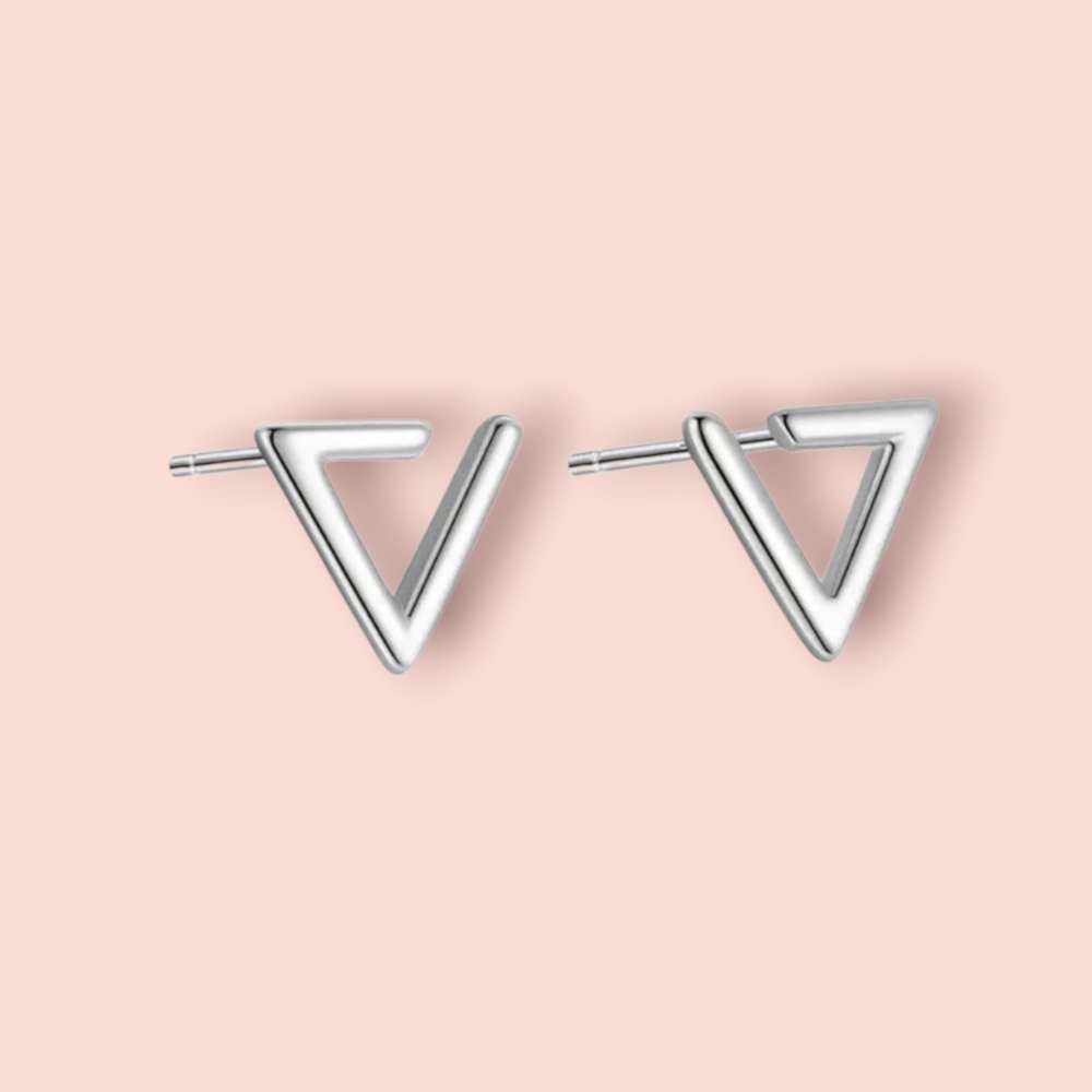 Triangle Stud Earrings